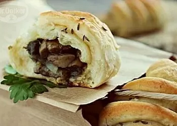Постные пирожки с грибами