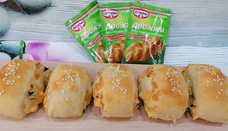Рулетики с сыром и зеленью