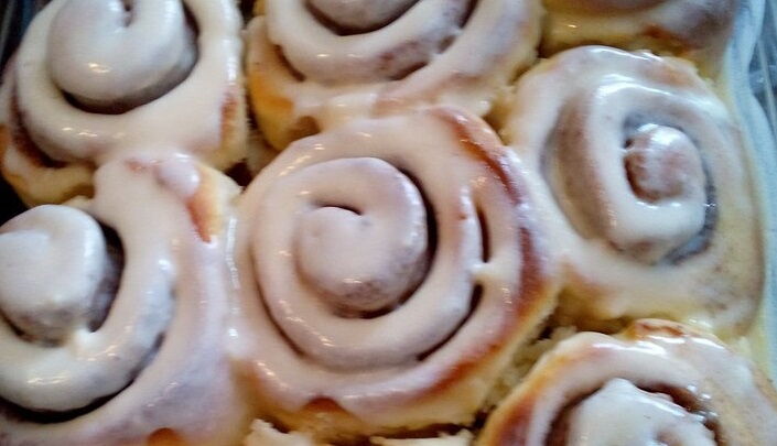 Булочки с корицей, ванилью и  маскарпоне