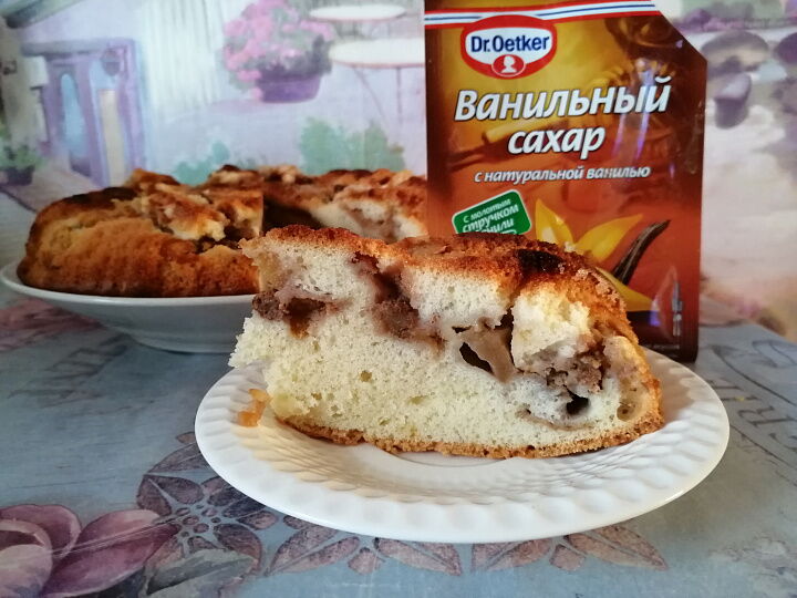 Зимняя шарлотка фото
