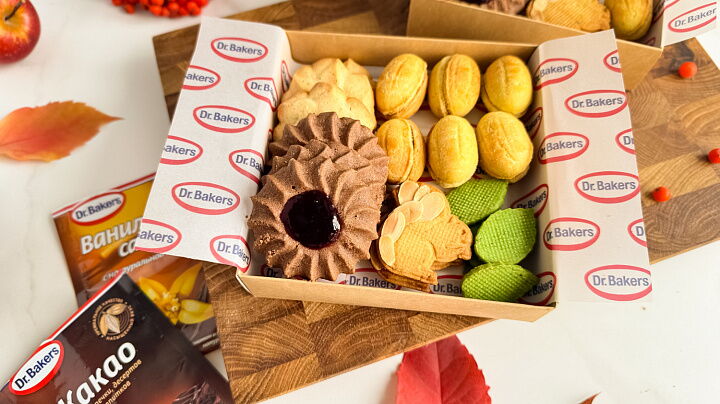 Фигурное фундучное печенье фото