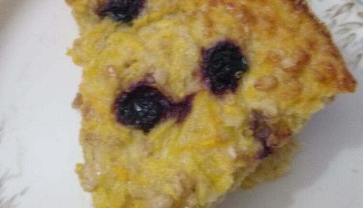 Творожная запеканка с яблоками