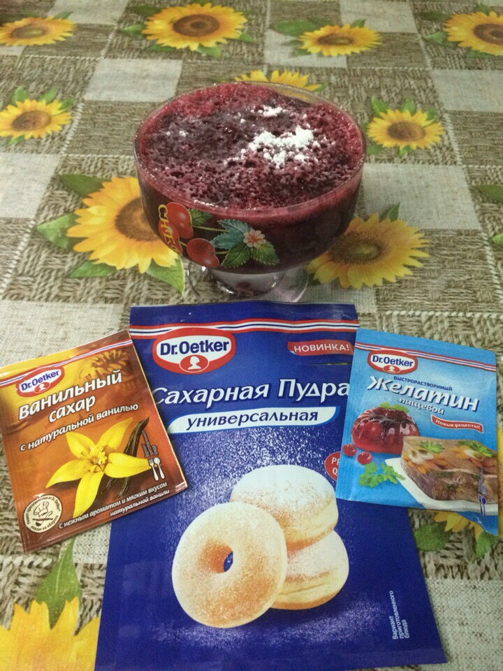 Вишневый мусс фото