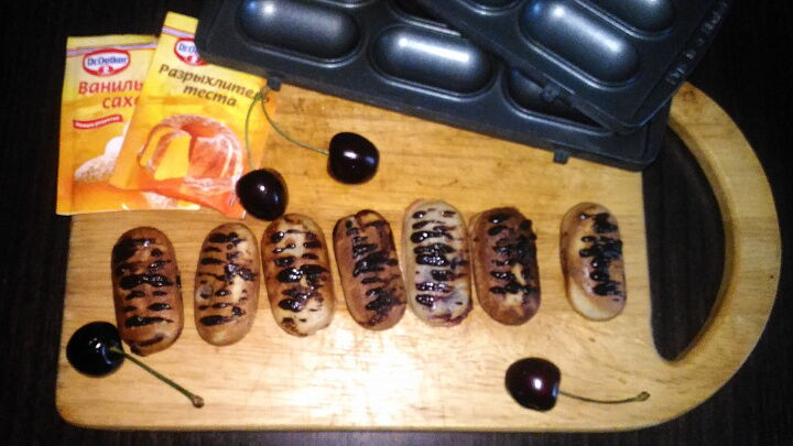 Кексики с черешней фото