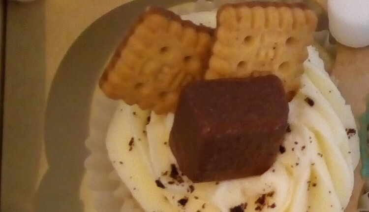 Капкейки с кремом-чиз т солёными нотками