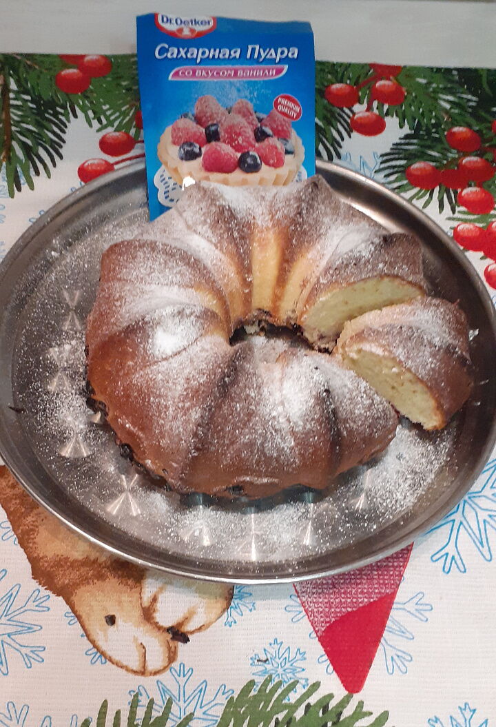 Кекс с ягодой фото