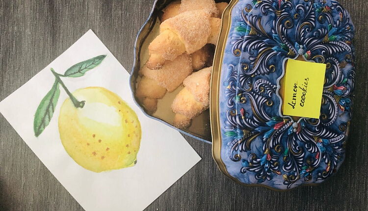 Лимонные рогалики