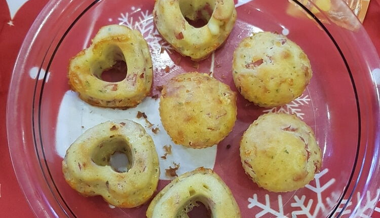 Маффины с ветчиной и сыром