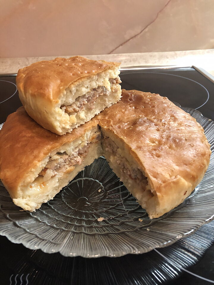 Пирог с фаршем фото