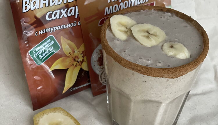 Бананово-овсяный смузи