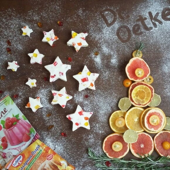 Новогодний фейерверк-чизкейк фото