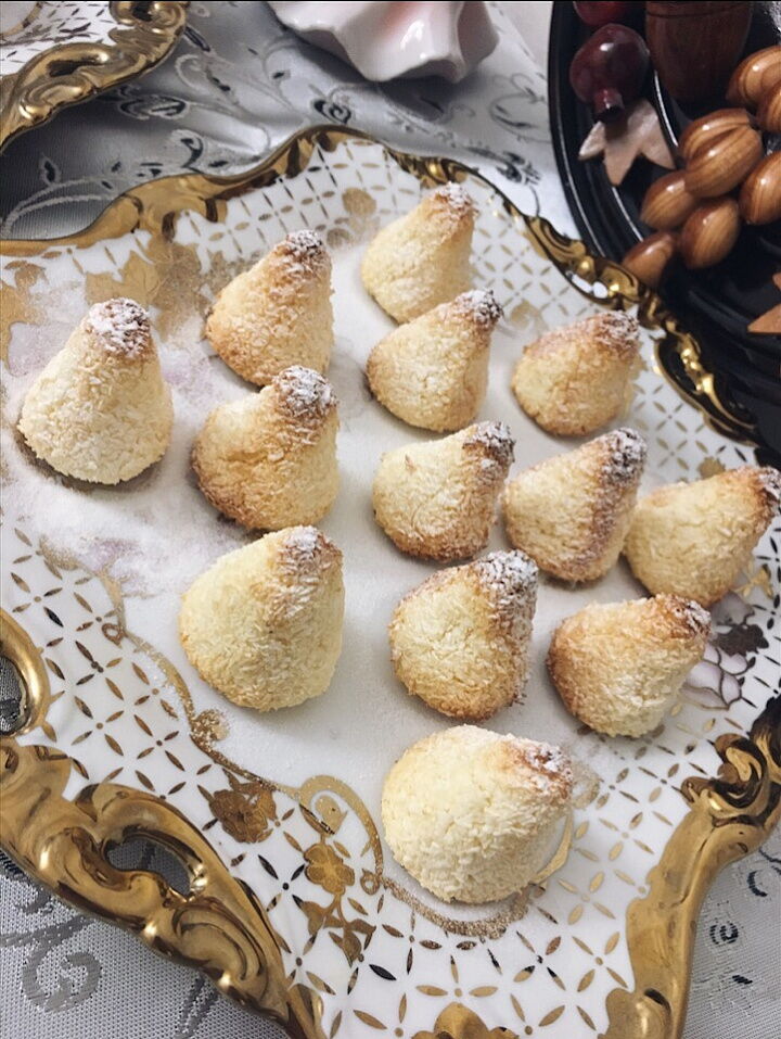Печенье Кокосанка со сгущенкой, корицей и кунжутом фото