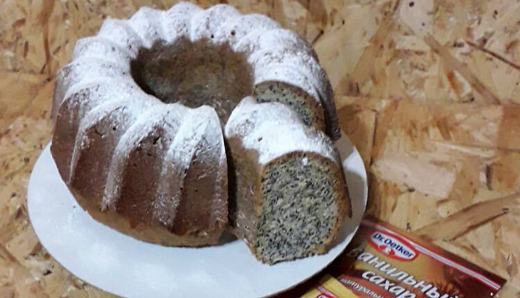 Маковый пирог