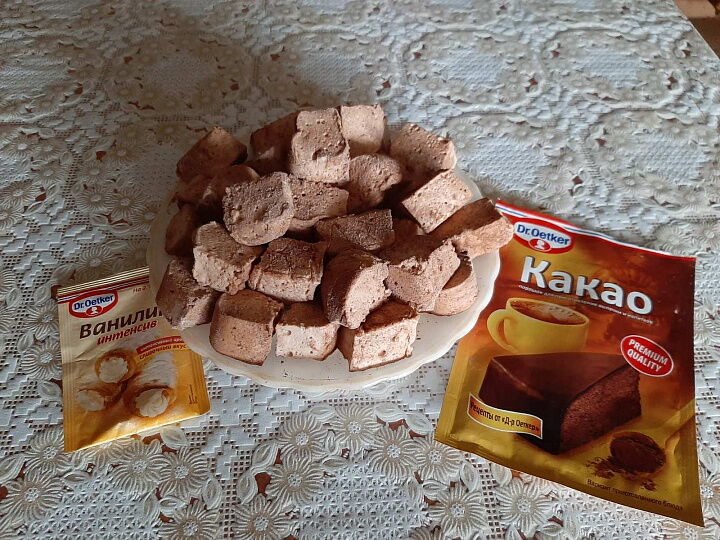 Зефир шоколадный фото