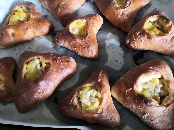 Пирожки с мясом и картошкой фото рецепта