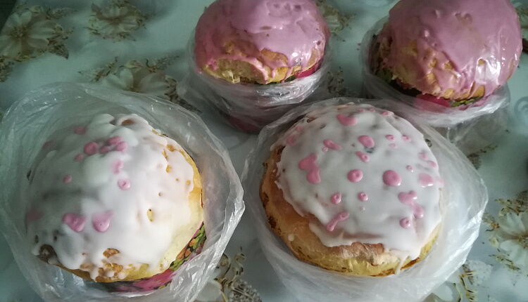 Лимонный кулич с сюрпризом