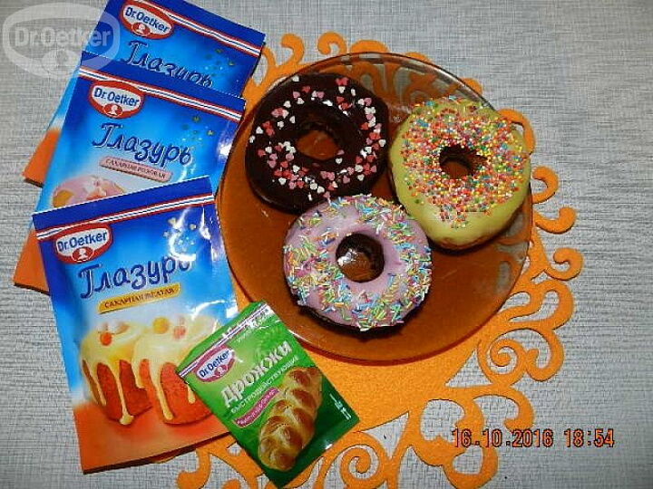 Пончики в глазури фото