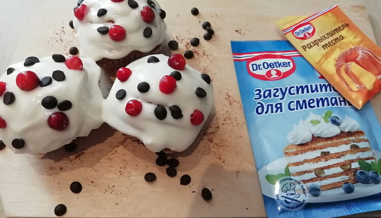 Шоколадные капкейки