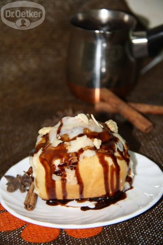 Cinnabon с корицей и шоколадом фото