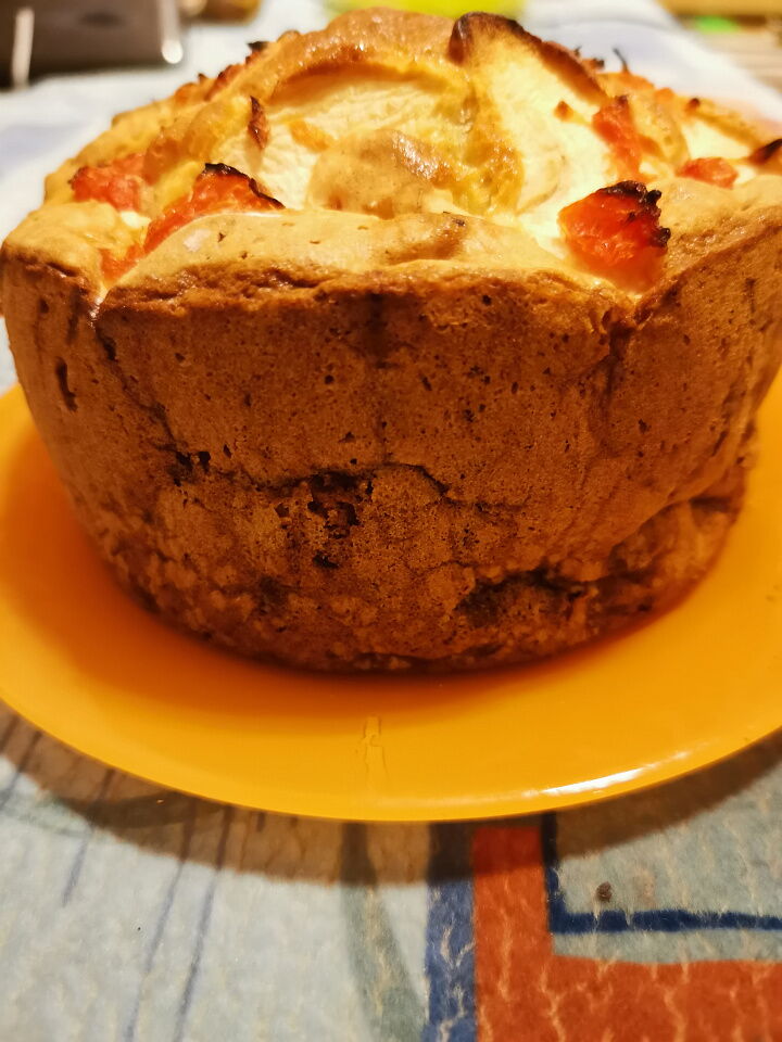 Шарлотка с яблоками и корицей фото рецепта