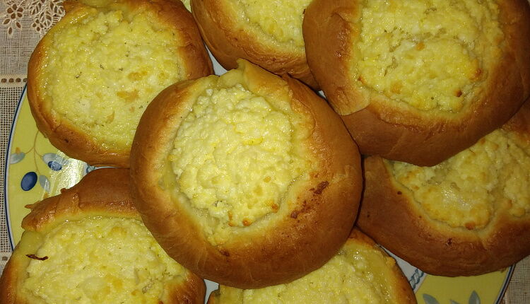 Вкусные ватрушки с творогом