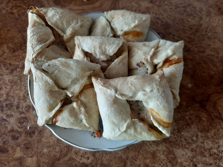 Слойки с курицей фото