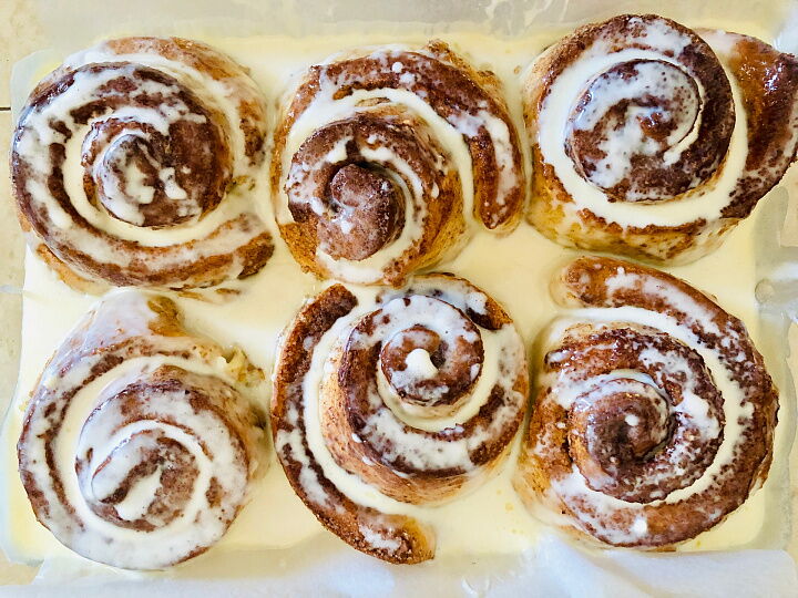 Булочки с корицей, ванилью и  маскарпоне фото рецепта