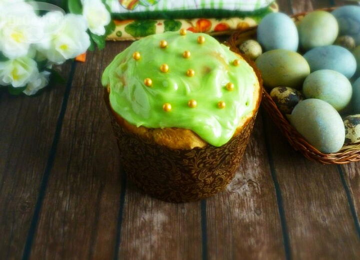 Кулич с кардамоном фото