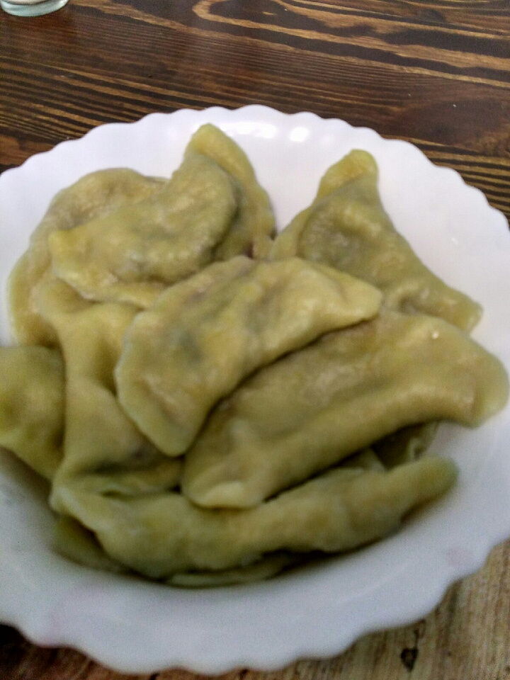 Вареники с черникой фото