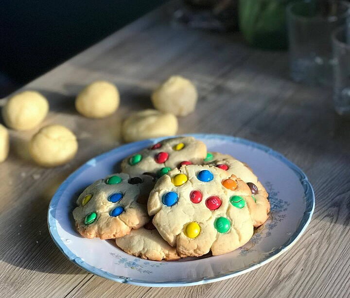 Вкуснейшее печенье с М&M’s фото рецепта