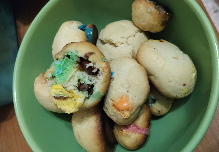 фото рецепта Ванильное печенье с драже Ванильное печенье с драже фото