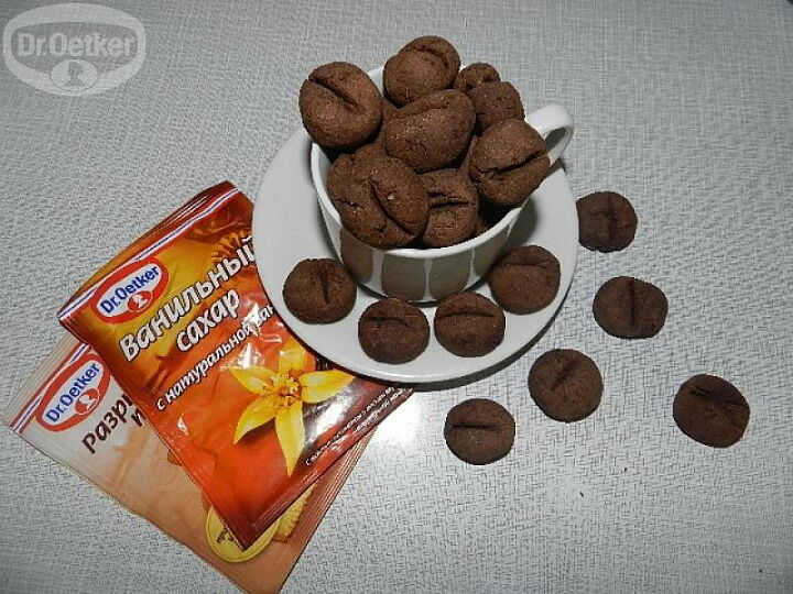 Печенье "Кофейные зерна" фото