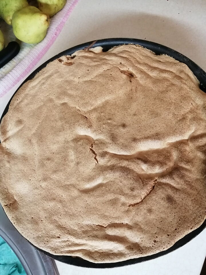 Шарлотка с грушей фото рецепта