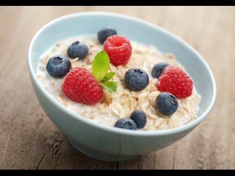 Каша с желе (ленивая овсянка)