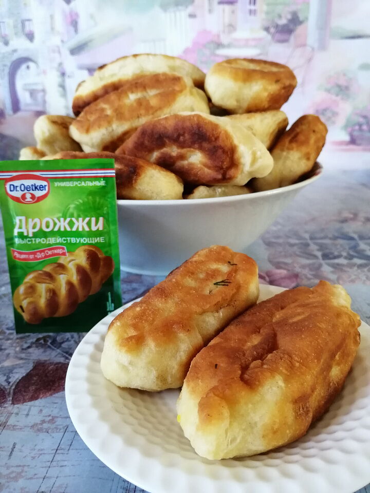 Пирожки с яйцом и зеленью фото рецепта