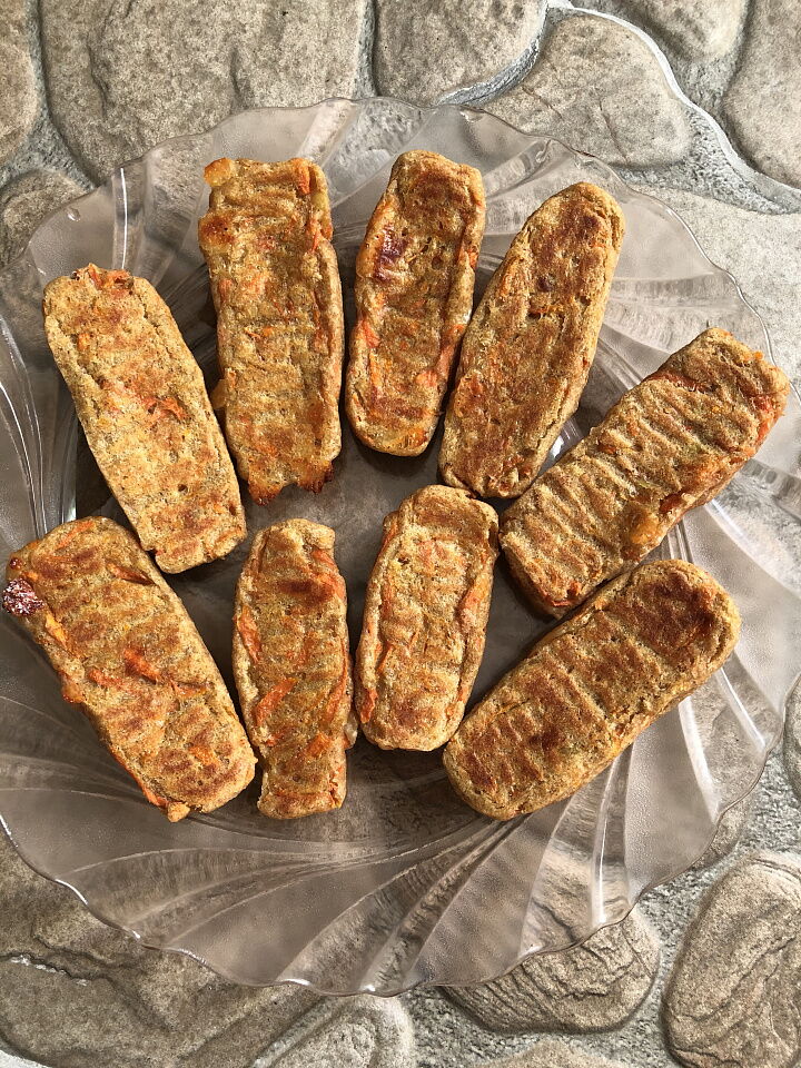 Картофельно-морковные палочки фото