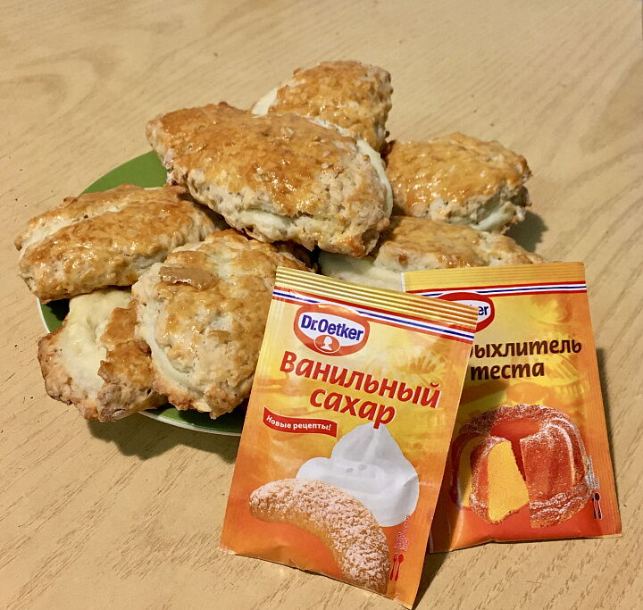 Овсянопышки с творогом фото