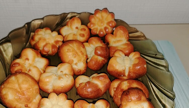 Творожные розочки