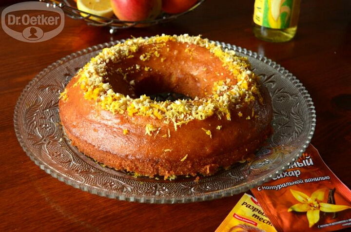 фото рецепта Пасхальный лимонный пирог Пасхальный лимонный пирог фото