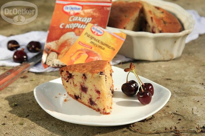 Кекс с ягодами фото рецепта