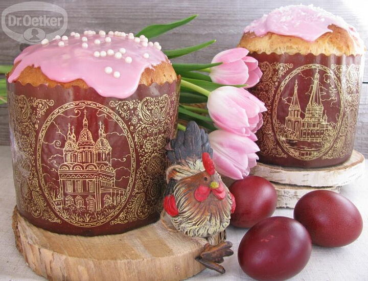 Творожный кулич фото
