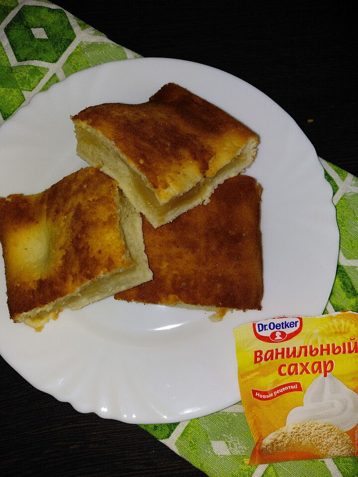 Яблочный пирог "Нежный" фото