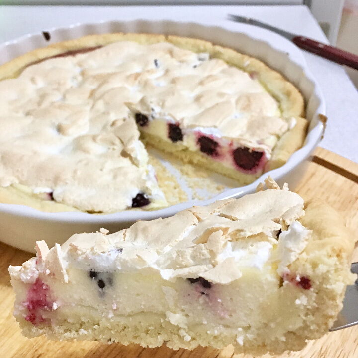 Ватрушка с ежевикой фото