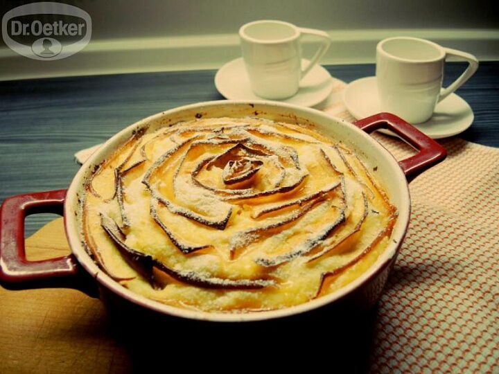 Творожная запеканка "Роза" фото