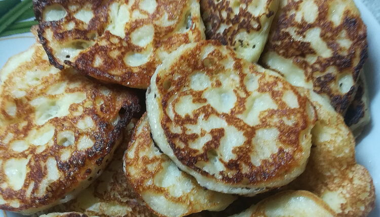 Оладушки из кукурузной каши