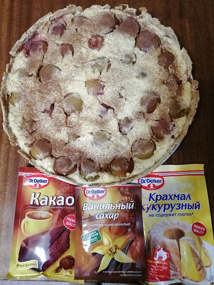 фото рецепта Заливной пирог с персиками Заливной пирог с персиками фото