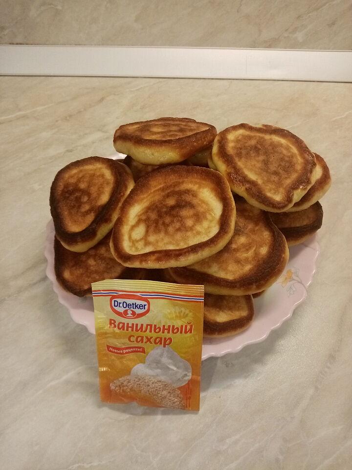 Оладьи на кефире фото рецепта