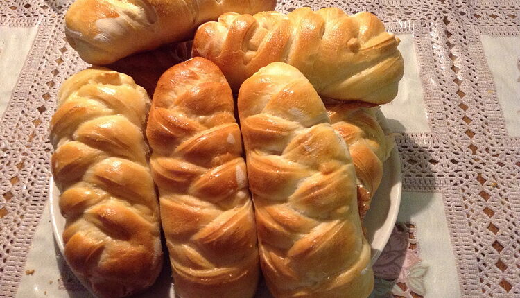 Косичка с сыром и беконом