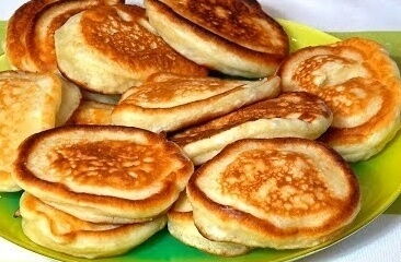 Пышные оладьи