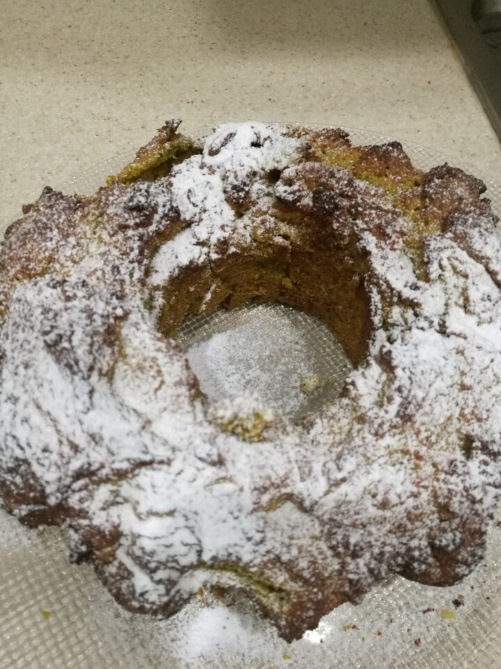 Тыквенно кокосовый кекс фото